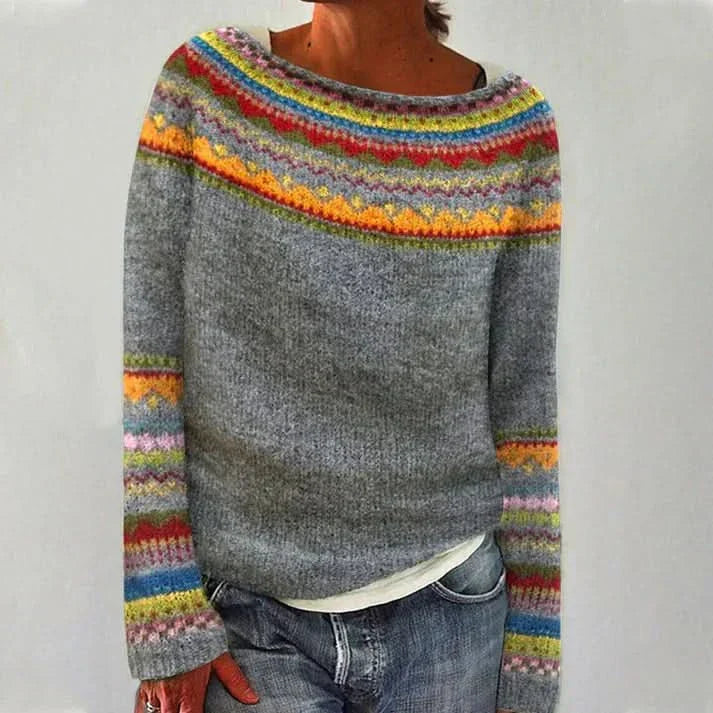 Marga | Retro-Herbstpullover