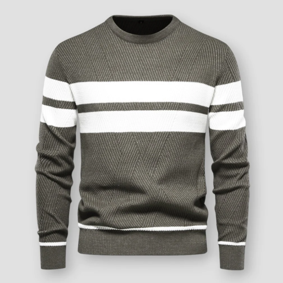 Alex | Gestreifter Strickpullover