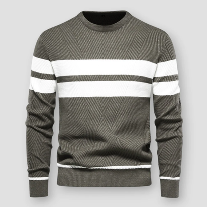 Alex | Gestreifter Strickpullover