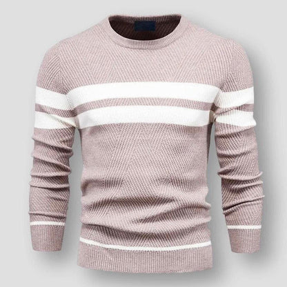 Alex | Gestreifter Strickpullover